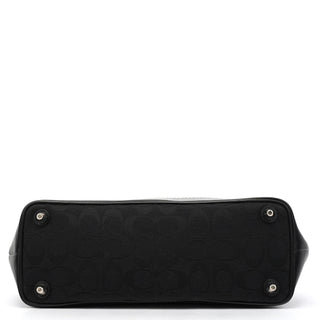 6830 Black Signature Canvas Tote Bag