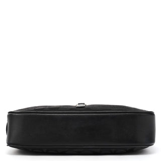 6091 Black Signature Canvas Shoulder Bag