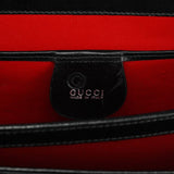 Sac porté épaule Square G en cuir noir