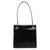 Sac porté épaule Square G en cuir noir