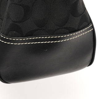 8K07 Black Signature Hamptons Tote Bag