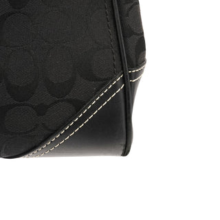 8K07 Black Signature Hamptons Tote Bag