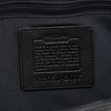 8K07 Sac cabas Hamptons en toile Signature noire