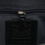8K07 Sac cabas Hamptons en toile Signature noire