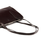 1995 Brown Spazzolato Sport Clutch Tote Bag