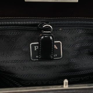 1995 Brown Spazzolato Sport Clutch Tote Bag