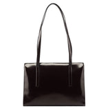 1995 Brown Spazzolato Sport Clutch Tote Bag