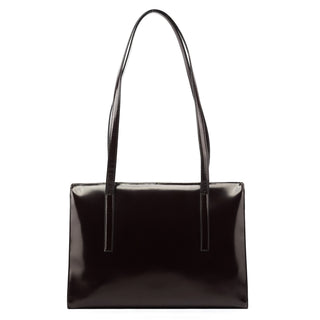 1995 Brown Spazzolato Sport Clutch Tote Bag
