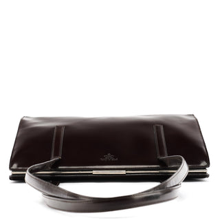 1995 Brown Spazzolato Sport Clutch Tote Bag