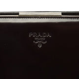 1995 Brown Spazzolato Sport Clutch Tote Bag