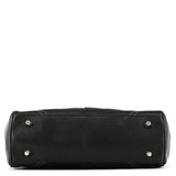 F08A70 Sac cabas Hamptons en cuir noir