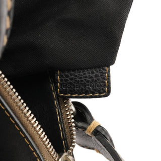 Black Leather Edith 2-Way Bag