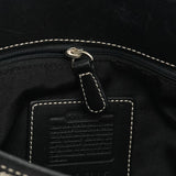 6845 Grey Black Signature Canvas Shoulder Bag