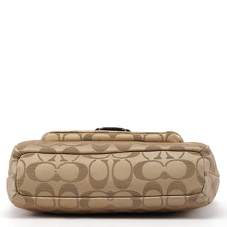 Beige Brown Signature Soho 2-Way Bag