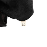 Black Tessuto Metal Nylon Top Handle Bag