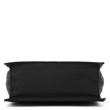 Black Tessuto Metal Nylon Top Handle Bag