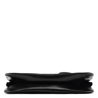 B6519 Black Tessuto Metal Nylon Clutch Shoulder Bag