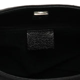001 3739 Sac porté épaule Bamboo en nylon noir