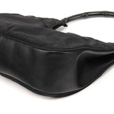 001 3739 Sac porté épaule Bamboo en nylon noir