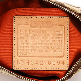 6094 Beige Tan Signature Signature Demi Shoulder Bag