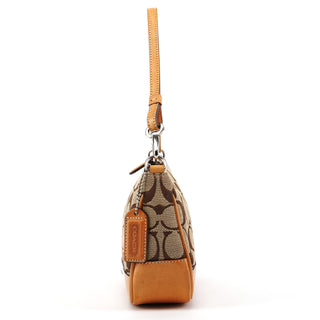 6094 Beige Tan Signature Signature Demi Shoulder Bag