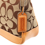 6094 Beige Tan Signature Signature Demi Shoulder Bag