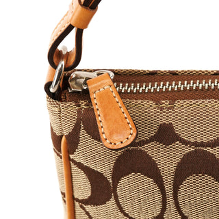 6094 Beige Tan Signature Signature Demi Shoulder Bag