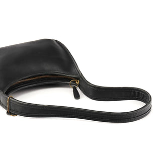 9020 Black Leather Ergo Shoulder Bag