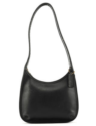 9020 Black Leather Ergo Shoulder Bag