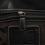 7778 Sac porté épaule Ergo en cuir noir