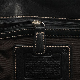 7778 Black Leather Ergo Shoulder Bag