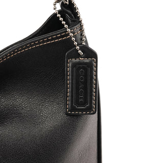 7778 Black Leather Ergo Shoulder Bag