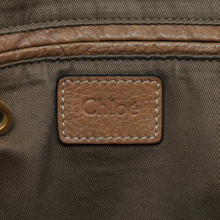Light Brown Leather Marcie Shoulder Bag