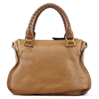 Light Brown Leather Marcie Shoulder Bag