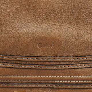 Light Brown Leather Marcie Shoulder Bag