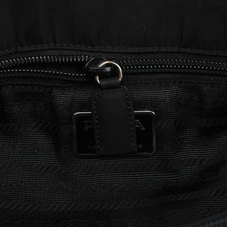 Black Tessuto Impuntu Nylon Tote Bag