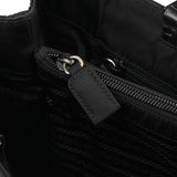 Black Tessuto Impuntu Nylon Tote Bag