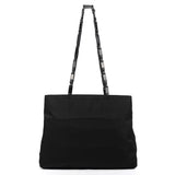 Black Tessuto Impuntu Nylon Tote Bag