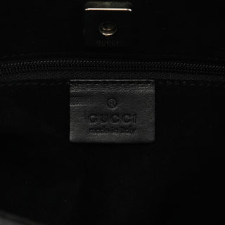 001 3767 Black Calfskin Shoulder Bag