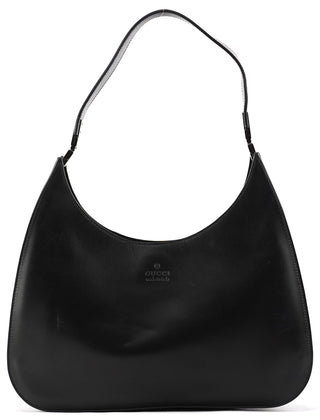 001 3767 Black Calfskin Shoulder Bag