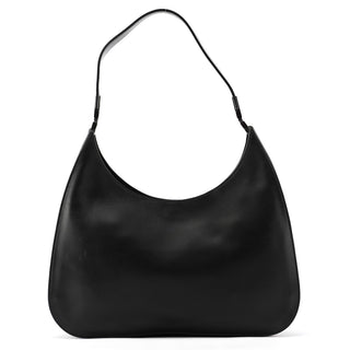 001 3767 Black Calfskin Shoulder Bag