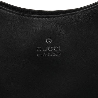 001 3767 Black Calfskin Shoulder Bag