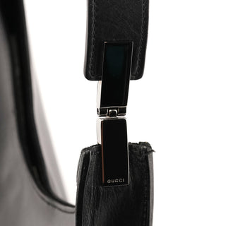 001 3767 Black Calfskin Shoulder Bag