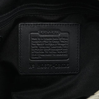 08K06 Grey Black Signature Hamptons Tote Bag