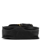 Black Leather Marcie 2-Way Shoulder Bag