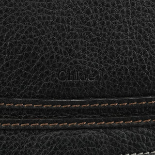 Black Leather Marcie 2-Way Shoulder Bag