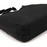 Black Tessuto Quilted Nylon Shoulder Bag