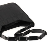 Black Tessuto Quilted Nylon Shoulder Bag