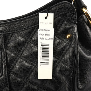 Black Quilted Leather Chain Shoulder Bag