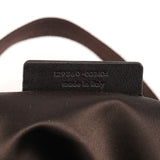 Dark Brown YSL Logo Bowling Bag